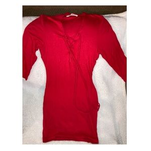 B MAX, Long sleeve, Red Dress. Only wore once.